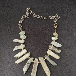 Elegant Green Stone Necklace